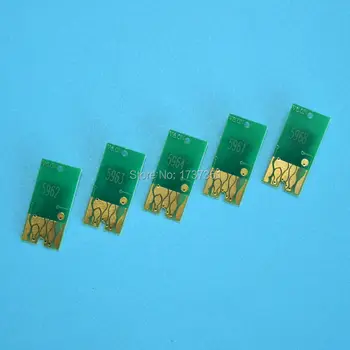 350ml Kasetė Resettable Chip T5961-T5964 T5968 Epson Stylus Pro 7700 9700 7710 9710 Spausdintuvo Daugkartiniai Rašalo Kasetės
