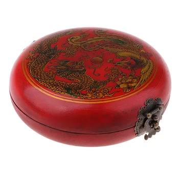 5 Colių Feng Shui Lo Lo Visos Įrankis Pasisekė Senovės Kinų Kompasas su Medienos dėžė