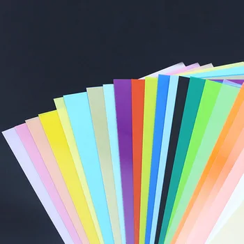 5 Vnt./Nustatyti Dvigubo kvadratinių origami popieriaus vientisos spalvos lankstymo popieriaus scrapbooking ir vaikai 
