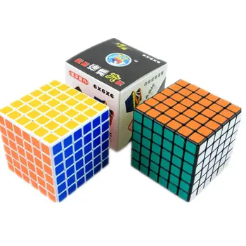 6x6x6 Shengshou greitis Kubo Galvosūkį Magic 6-Sluoksnių Profesinės 67 mm 6x6 Mokymosi ir Švietimo Cubo magico Žaislai