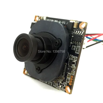 720P Mini IP vaizdo Kameros Modulis Combo Kit Hi3518E + OV9732 atnaujinti didesnės raiškos 1.0 MP CMOS + 2,8 mm 2MP, objektyvas + Uodegos Kabelis