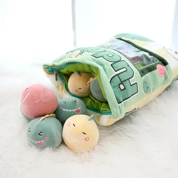 8pcs pliušinis žalias dinozauras/vienaragis/flamingo žaislų krepšys įdaryti pudingas pagalvę grobis žaislai, dovanos vaikams, Sofos, Sėdynės Kalėdų