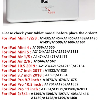Aišku, Padengti iPad 10.2 2019 Atveju Skaidrios TPU Silikoninis Galinio Dangtelio iPad 9.7 2018 Oro 2/1 Pro 10.5 11 Mini 2/3/4/5 Rubisafe