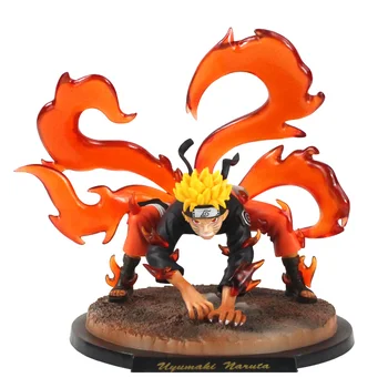 Anime Naruto Veiksmų Skaičius, Uzumaki Kakashi Itachi Obito Gali Vaikinas Kyuubi Naruto Shippuden PVC Modelis Žaislai