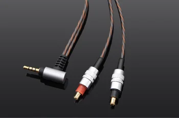 Atnaujinti SUBALANSUOTAS HIFI Audio Kabelis Audio Technica ATH MSR 7 B ATH-MSR7b Ausinių 4.4 mm 3.5 mm ir 2,5 mm Kištukai