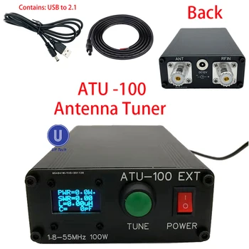 ATU-100 atu100 1.8-50MHz ATU100mini Automatinė Antena Imtuvo iki N7DDC 7x7 3.1 Firmware Užprogramuotas /OLED su 