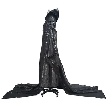 Aukštos Kokybės miegančioji gražuolė Tamsiai Ragana Maleficent Cosplay Kostiumų Suaugusių Moterų Helovinas Šalis Maleficent juoda Suknelė
