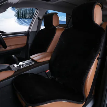 Automobilių sėdynių užvalkalai nustatyti, juoda faux kailių mielas automobilio interjero aksesuarų pagalvėlė stiliaus žiemos naujas prabangus automobilis trinkelėmis, automobilių sėdynių užvalkalai