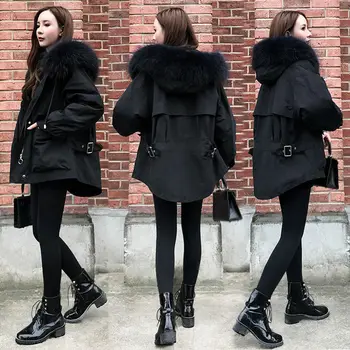 Ay1112 2020 m. rudens žiemos naujas moterų mados atsitiktinis šilta striukė moteriška bisic paltai Lady paltas moteris parko plius dydis žiemos
