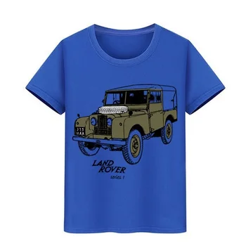 Berniukas, Mergaitė Palaidinė Marškinėliai Vaikams Viršūnes Teeshirts Land Rover Automobilių 90 Visiškai Tobulumo VISUREIGIS Modelio Marškinėlius Vaikų trumpomis Rankovėmis Tee