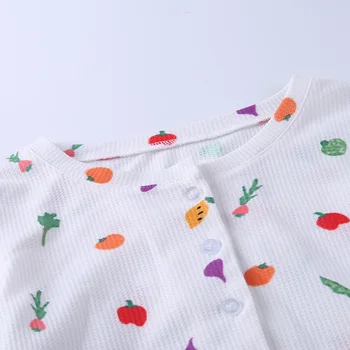 Beyouare mielas vyšnių spausdinti marškinėliai ilgomis rankovėmis mygtuką, susagstomi megztiniai pavasario apkarpyti viršūnes moterų 2020 m. elegantiškas atsitiktinis minkštos medvilnės tee viršų