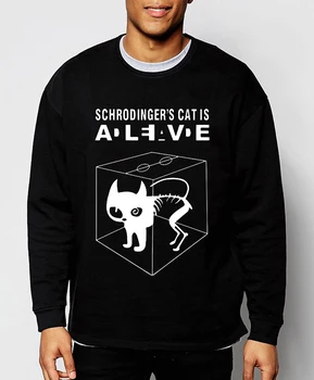 Big Bang Teorija Schrodinger ' s Cat spausdinti palaidinukė vyrų 2019 m. pavasario žiemos mados hoodies vyrų tracksuit prekės ženklo drabužių