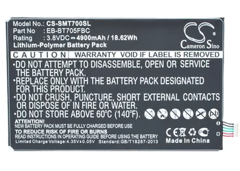 Cameron Kinijos Battery EB-BT705FBC Samsung SM-T700, SM-T705, SM-T705C, SM-T705D,SM-T705M,T705Y, T707,T707A,T707D,T707V