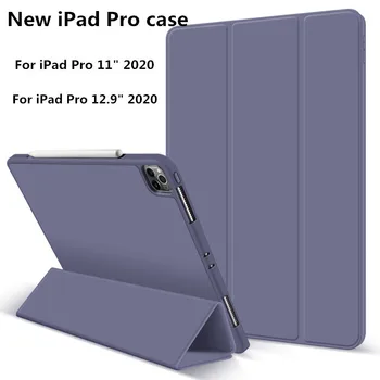Case For iPad Pro 12.9 2020 4th Gen Pu Odos Tri-Fold stendas 