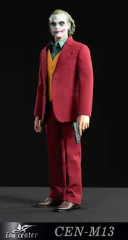 CEN-M13 1:6 mastelio Komikas Juokdarys Klounas Joaquin centeroker kostiumas nustatyti Klounas Išskirtinis Raudonos spalvos Kostiumas Drabužių Priedų