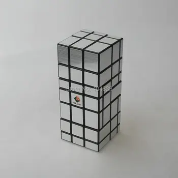 CubeTwist Veidrodis Bokštas #3 Cubo Magico Kelis Spalvos Lipdukas Pasukti Puzzle Švietimo Žaislas, Dovanų Idėjos Lašas Laivybos