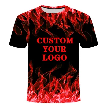 Custom 3d marškinėliai vyriški 2020 metų Vasaros Naują Atsitiktinis Trumpas Rankovės Tees O-neck t marškinėliai Topai