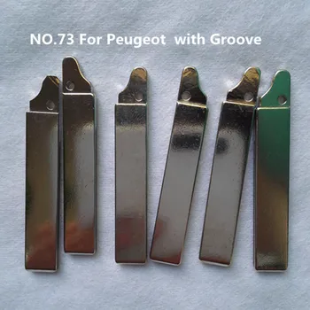 DAKATU NR. 73.NR. 72 Automobilio raktas blade Citroen Peugeot 307 pakeitimo flip folding nuotolinio klavišą ašmenys 73#72# hu83 va2 peilis