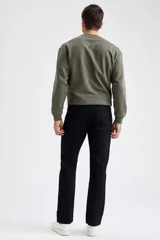 DeFacto Rudenį Vyras Džinsinio Diago Comfort Fit Džinsai Streetwear Estetinės Kelnes Medvilnės Elastinga Mados Naujas Sezonas-R8817AZ20AU