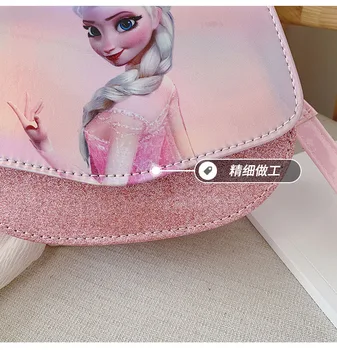 Disney vaikams messenger maišelį, Užšaldyti Elsa pečių maišą mergina, rankinė, pirkinių krepšys mergina rankinėje mados maišelį