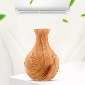 Elektriniai Oro Gaivikliai Aromato aliejus difuzoriaus ultragarso medienos tekstūros oro drėkintuvas USB mini rūkas maker LED šviesos home office