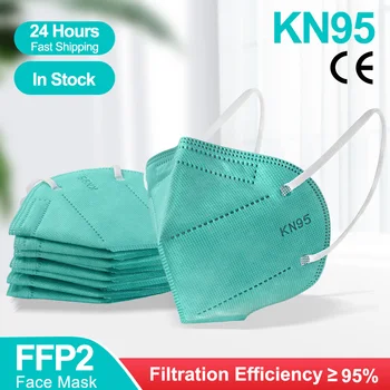 Ffp2mask ce daugkartinio naudojimo kn95 mascarillas certificadas 5 sluoksniu filtras anti-rūko veido kaukę, respiratorių apsaugos mascarillas ffp2 fpp2