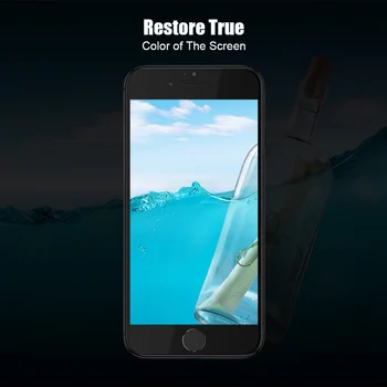 FLOVEME Ultra-plonas Grūdintas Stiklas iPhone 8 7 6S Plius 9H Ekrano Apsauginė Stiklo Priekiniai Plėvelė Anti-mėlyna Šviesa Screen Protector