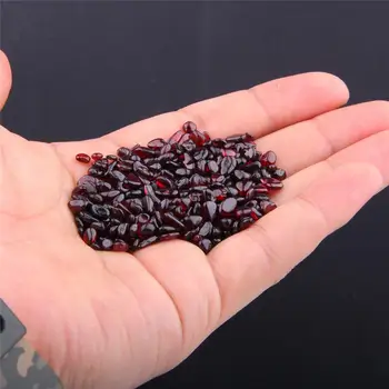 Gamtos Drožlių Granules Granatas Nereguliarus Akmens Karoliukai 3-5mm Karoliukais Gydymo Papuošalai Žuvų Bakas Bonsai Dekoracija Sode 