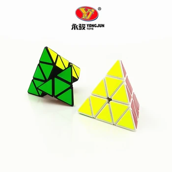 Greitas pristatymas Yongjun Yj 3x3 piramidės kubo galvosūkį magic cube 3x3 trikampio, piramidės kubo švietimo žaislai, vaikų berniukų cubo