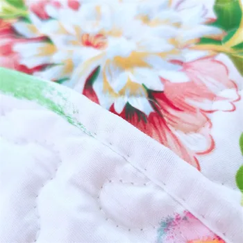 Gėlių Atspausdintas Patalynės Vasaros Antklodė Lovatiesė Dygsniuotas Mesti Antklodę Plaids Coverlet (NR. Užvalkalas) Sofa-Lova Padengti Namų Tekstilė