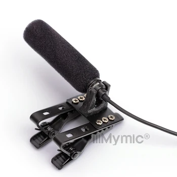Ilgo diapazono Garsą sugeriančių !! Lavalier Atvartas Kondensatoriaus Mikrofonas Mic for Sennheiser Belaidis Siųstuvas-3.5 mm užraktas Varžto lizdas
