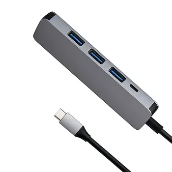 Išmanųjį Įrenginį Vartotojų C Tipo USB 3.1-4 Port Hi-Speed USB 3.0 Mutis Hub Adapteris, skirtas Macbook Patvarus