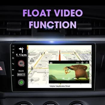 JMCQ Android 10.0 Automobilio Radijo Toyota Corolla Ralink-2016 M. Multimedia Vaizdo Grotuvas, 2 din 4+64G RDS Navigacijos GPS Galvos Vienetas