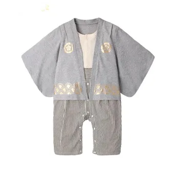 Kimono Naujagimiui Berniukų, Mergaičių Drabužiai Japonų Stiliaus Vaikams Rompers Pižama, Chalatai Chalatas Vienodų Drabužių Kūdikiams kostiumas Y533