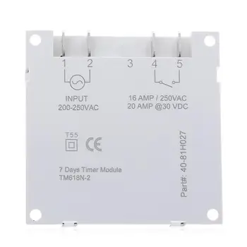 LCD 220V AC 7 Dienas Savaitinis Programuojamas Valdymo Įjungimo Laikmačio Jungiklis Laiko Rėlę įmontuota Įkraunama Baterija Šviesos Kontrolė