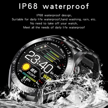 LIGE 2020 Naujų Plieno Juosta Skaitmeninis Žiūrėti Vyrų Sporto Laikrodžiai Elektroninių LED Vyrų Riešo Žiūrėti Vyrų Laikrodis atsparus Vandeniui Bluetooth Valandą