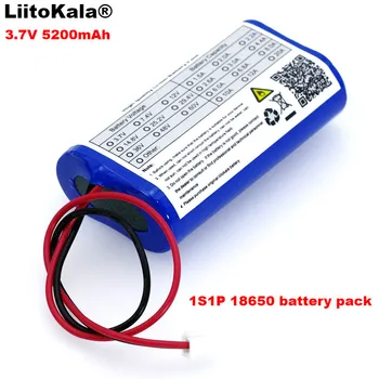 LiitoKala 3.7 V 5200mAh 18650 Ličio Baterija Žvejybos LED Šviesos 
