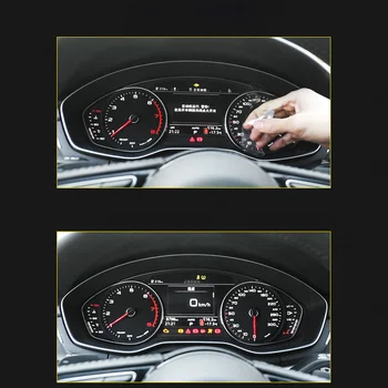 Lsrtw2017 tpu automobilio prietaisų skydelio ekrano apsauginės plėvelės audi a3 a4 a5 a6 a7 a8 q3 q5 2008-2018