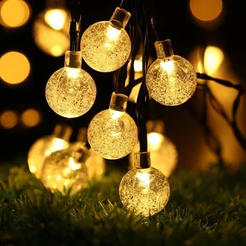 Lyfs 4/6M 20/30 LED Saulės Lemputė String Šviesos Lauko vandeniui Dekoro Pasakų Žibintai Kalėdų Eglutė Vestuves Apdaila