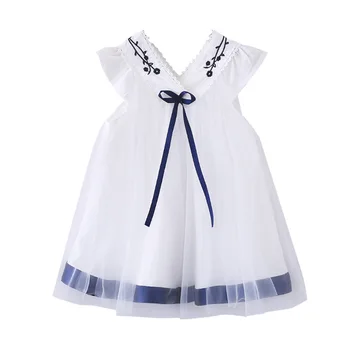 LZH Vaikai Suknelė Mergaitėms 2020 M. Rudenį Kinų Stiliaus, Siuvinėtų Akių Princesė Dress Hanfu Mergaitės Vaikų Drabužiai 1-6 Metų