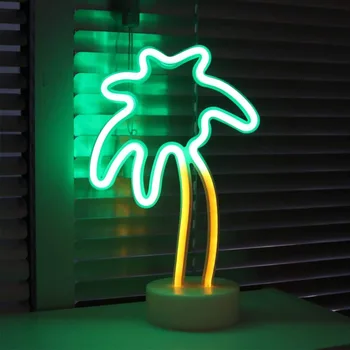 Mados LED Neonas Pasirašyti Šviesos Šventė Kalėdos Šalis Romantiška Vestuvių Dekoravimas, Vaikų Kambarys Namų Dekoro Flamingo Mėnulis Vienaragis Širdies