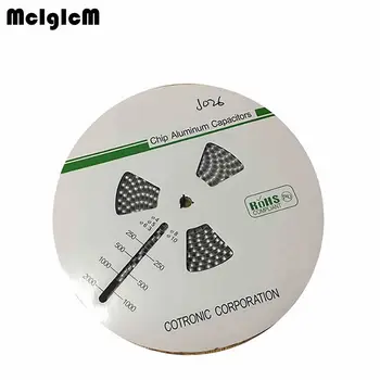 MCIGICM 500pcs 1000UF 6.3 V 8mm*10,2 mm SMD Aliuminio elektrolitinių kondensatorių