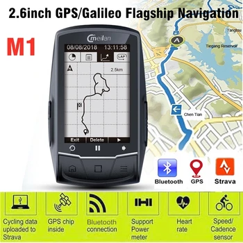 Meilan Navigacijos, Dviračių Kompiuterio M1 M3 GPS Dviračio kompiuterio su Krūtinės Širdies ritmo Monitorius Speed /Cadence Jutiklis Dviračių Hodometro rodmens