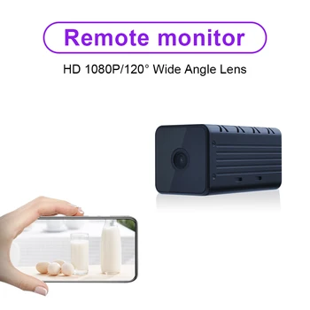 Mini WiFi Kamera HD Belaidžio Nuotolinio valdymo Stebėti Mažytė Kamera, IP Kamera, Vaizdo įrašymas 1920*1080P