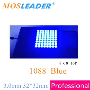 Mosleader 50pcs Mėlyna Jade žalia 8x8 1088 8*8 Led Grotelės dot matrica Dot Matrix Display LED Ekranas Modulis 3.0 mm 32*32 mm, 32x32mm