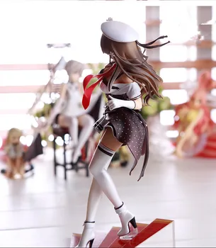Naujas Atvykimo Japonijos Anime SkyTube CHUNITHM Mishima Haruna 26cm PVC Seksualių Merginų Žaislai 1/7 Masto Veiksmų Skaičius, Modelis Kolekcionuojamos Lėlės