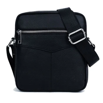 Naujas Aukštos kokybės natūralios odos vyriški krepšys mados pečių maišą kryžius body bag verslo atsitiktinis portfelis Nemokamas Pristatymas