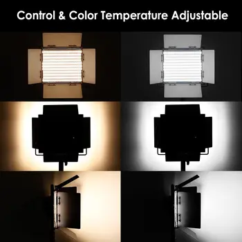 Neewer Metalo Bi-Color LED Vaizdo Šviesos 