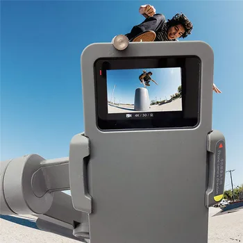 Nešiojamas Kišeninis Adapteris Kameros stovas Laikiklis DJI OSMO Mobiliojo 3 už GoPro 5/6/7 Kamera Gimbal Stabilizatorius Priedai