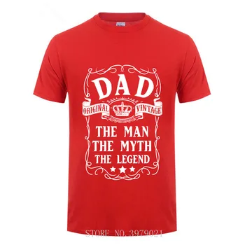 Nuostabus Tėtis Žmogus, Mitas, Legendos Tėtis laiškas išspausdintas t marškinėliai vyrams tėvo diena dovanų marškinėlius Papa šeimos gimtadienio dovana, t-shirts